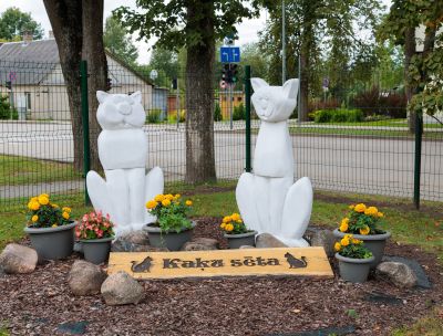 Kaķu figūriņu kolekcija Kaķu sēta