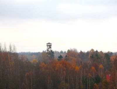 Skatu tornis un atpūtas vieta pie Salmeja ezera