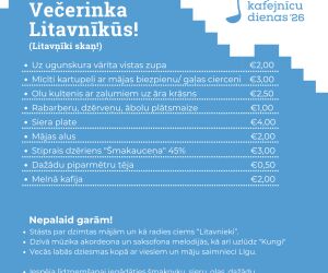 Mājas kafejnīcu dienas 2026