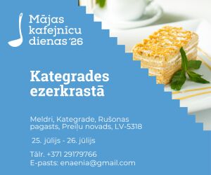 Mājas kafejnīcu dienas 2026