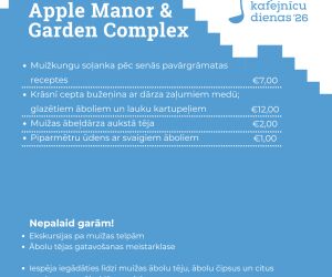 Mājas kafejnīcu dienas 2026