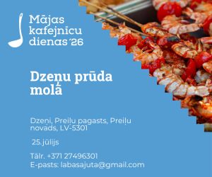 Mājas kafejnīcu dienas 2026