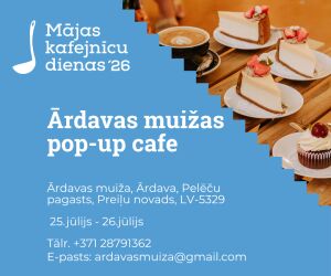 Mājas kafejnīcu dienas 2026