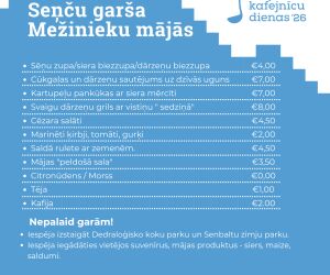 Mājas kafejnīcu dienas 2026
