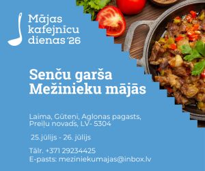Mājas kafejnīcu dienas 2026