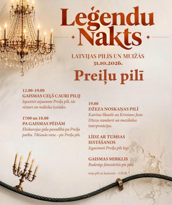 Leģendu nakts Preiļu pilī