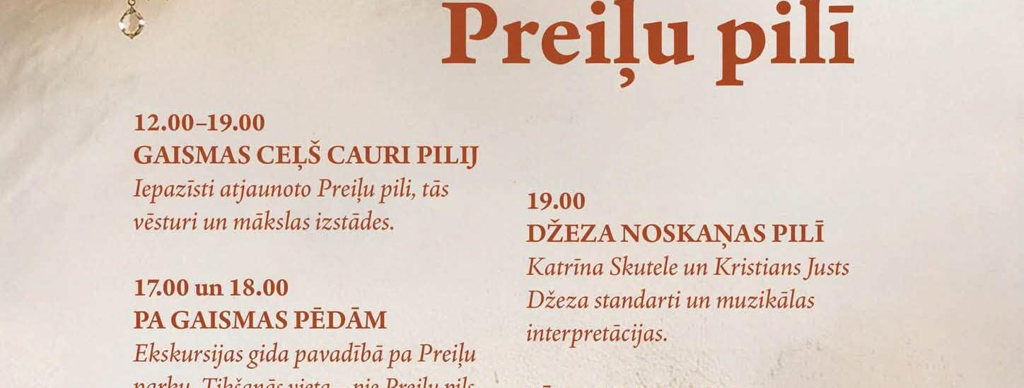 Legendu nakts Preiļu pilī